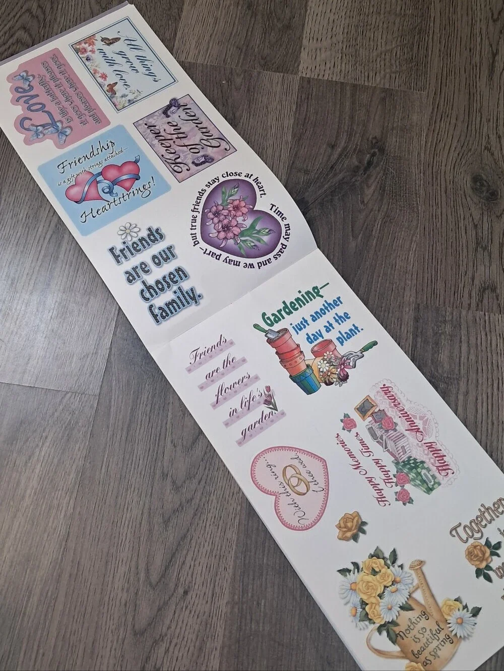 Sayings #3 Hot Off The Press Paper Pizazz Punch Outs Scrapbooking Craft